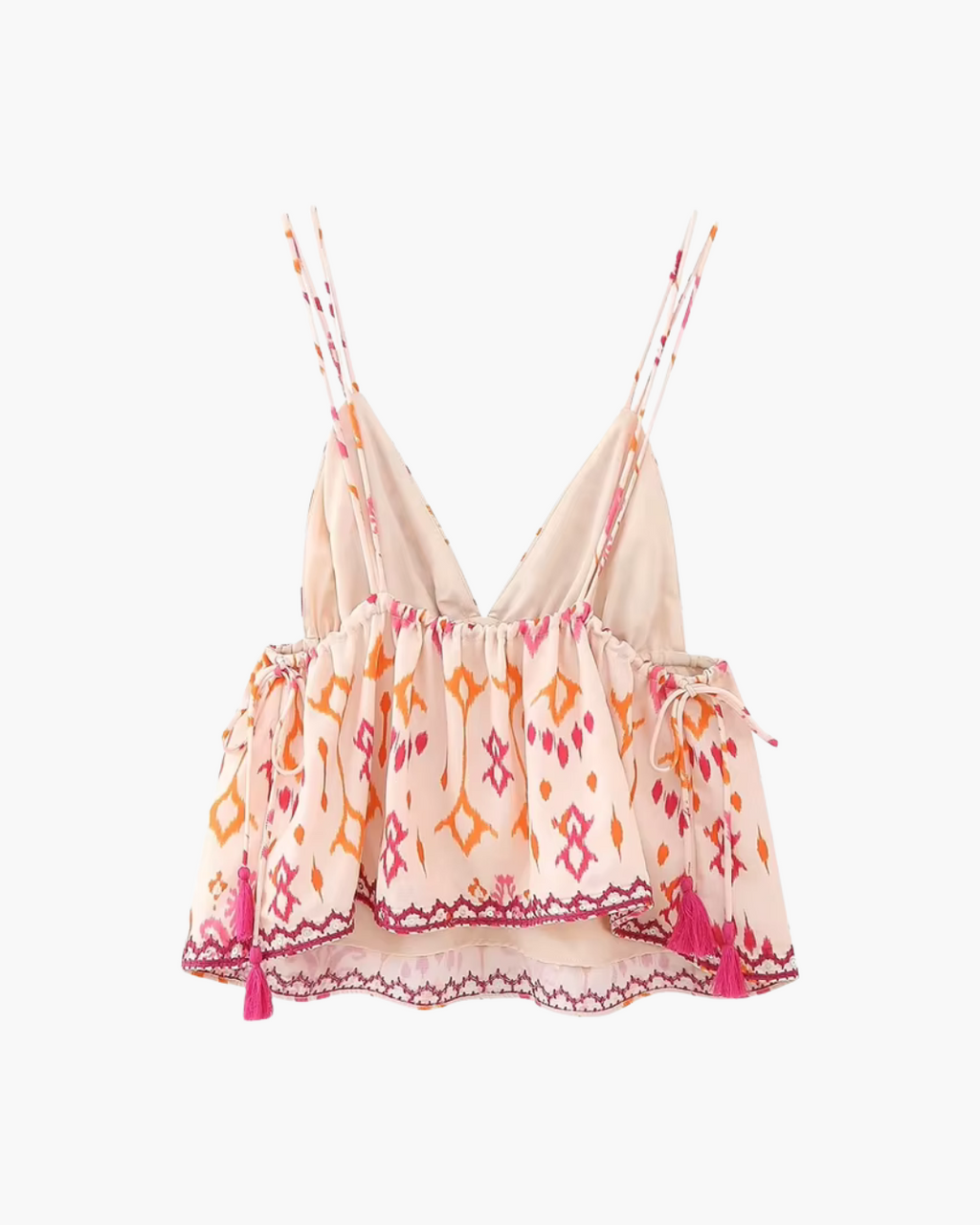 Elegante Pailletten Top met Spaghettibandjes voor Dames