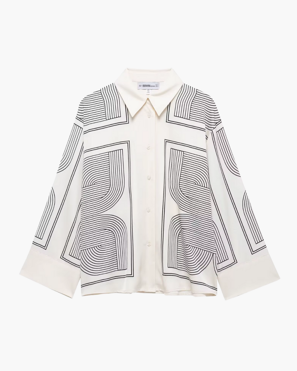 Mode Revers Shirt en Hoge Taille Rits Broek voor Dames