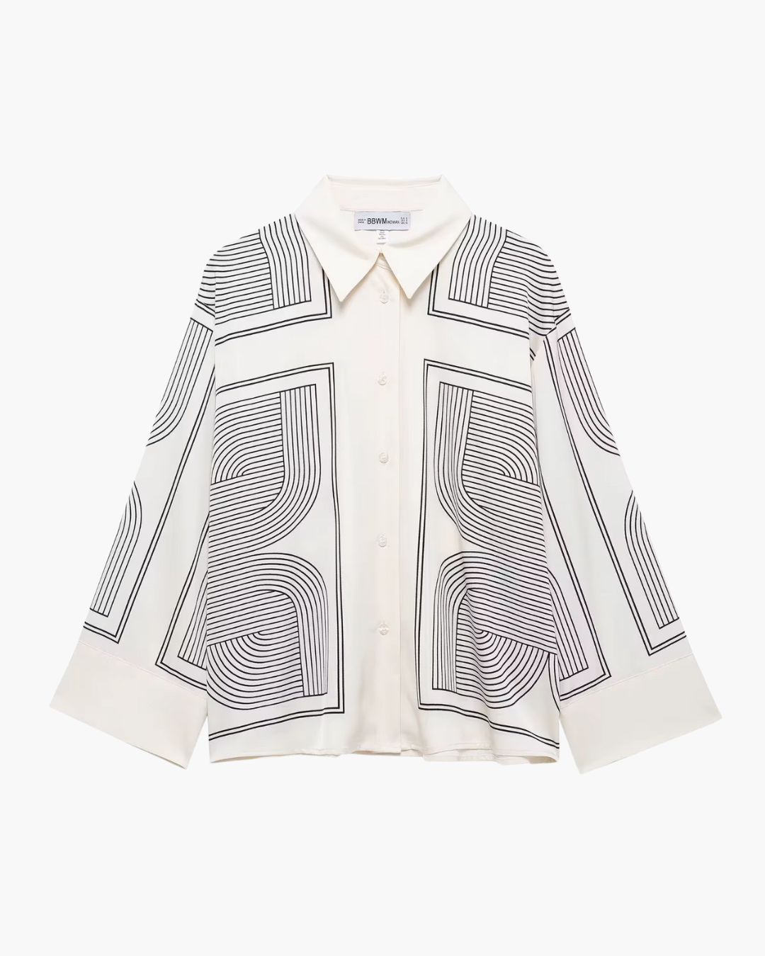 Mode Revers Shirt en Hoge Taille Rits Broek voor Dames