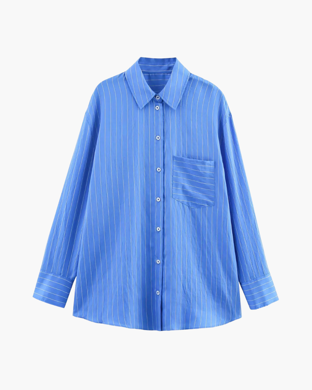 Gestreept 2-Delig Broekpak met Hoge Taille Broek voor Dames