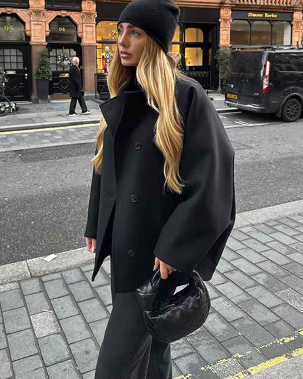 Elegante Klassieke Wollen Jas voor Dames