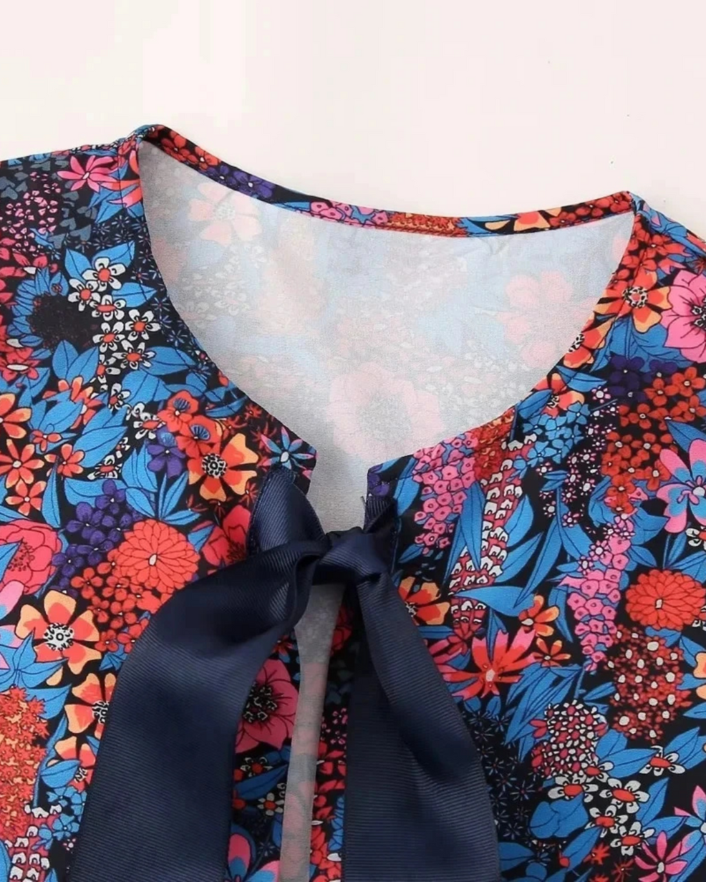 Bohemian Set met Top met Strik en Hoge Taille Broek voor Dames