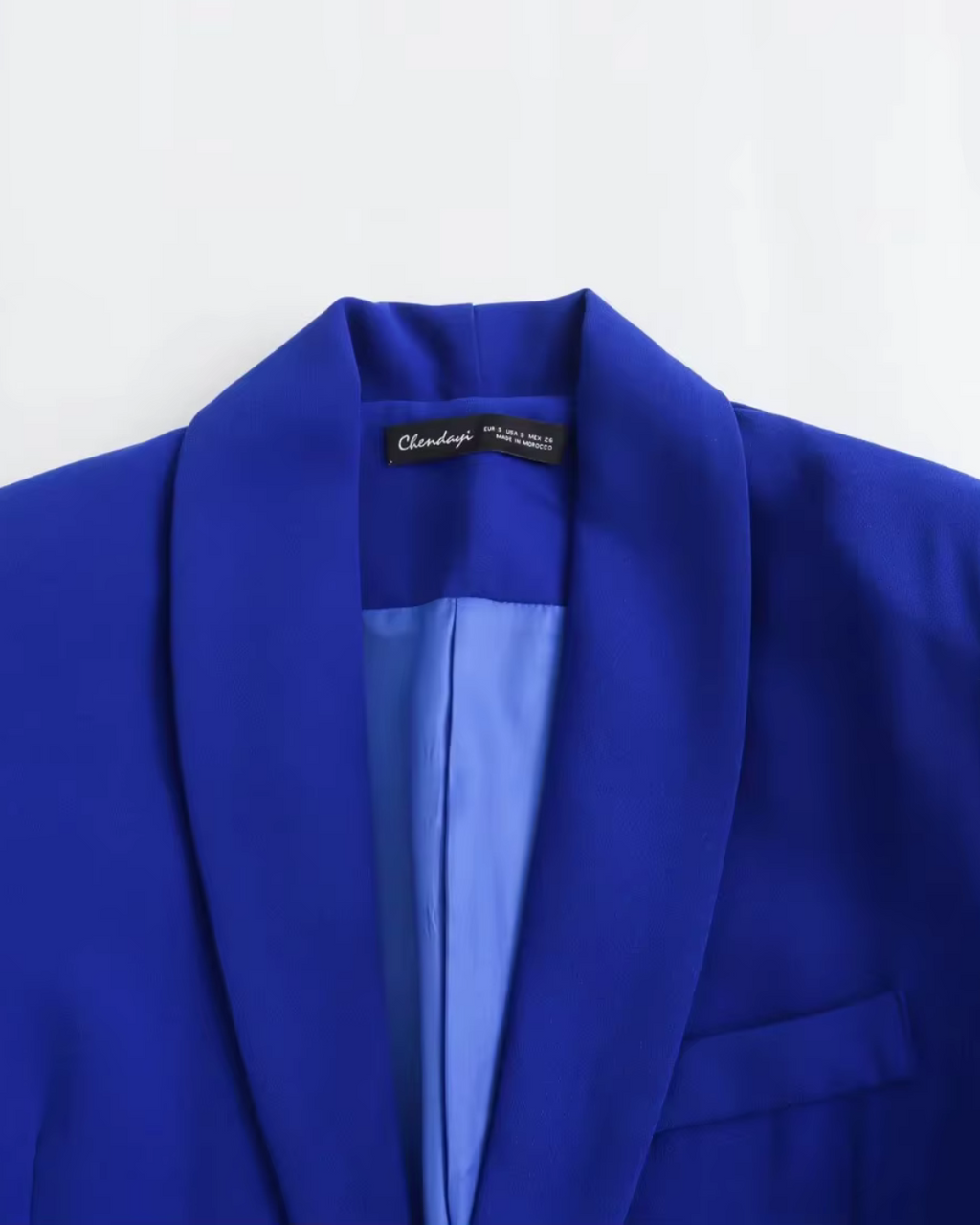 Vintage Damespak met Blazer en Rechte Losse Broek voor Dames