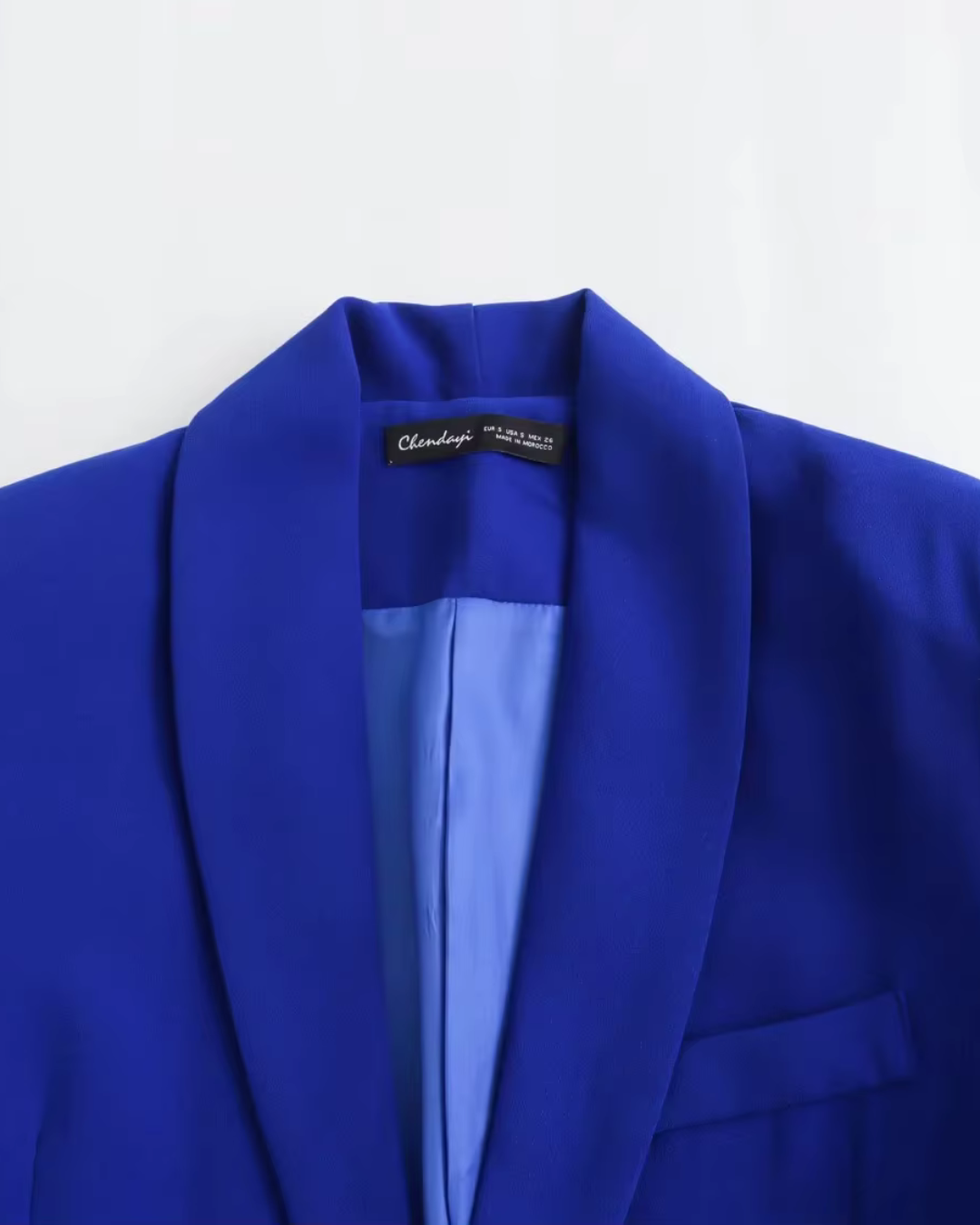 Vintage Damespak met Blazer en Rechte Losse Broek voor Dames