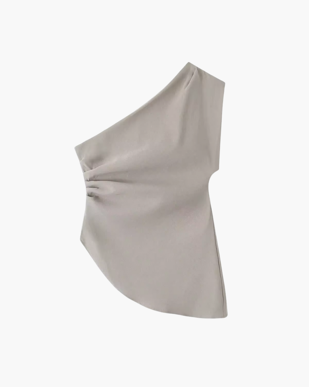 Asymmetrisch Geplooid Top met One-Shoulder voor Dames