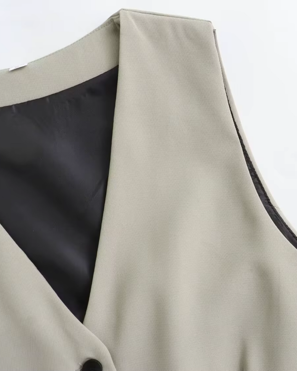 Mouwloos Vest met Hoge Taille Broek Set voor Dames