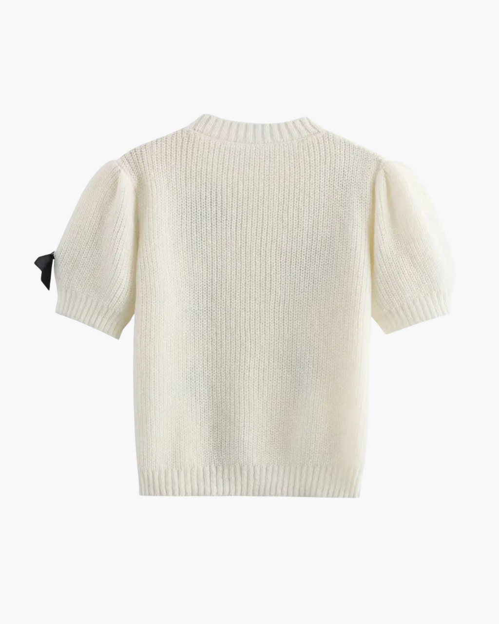 Gebreide Trui Dames – Strikdetail & Korte Mouw