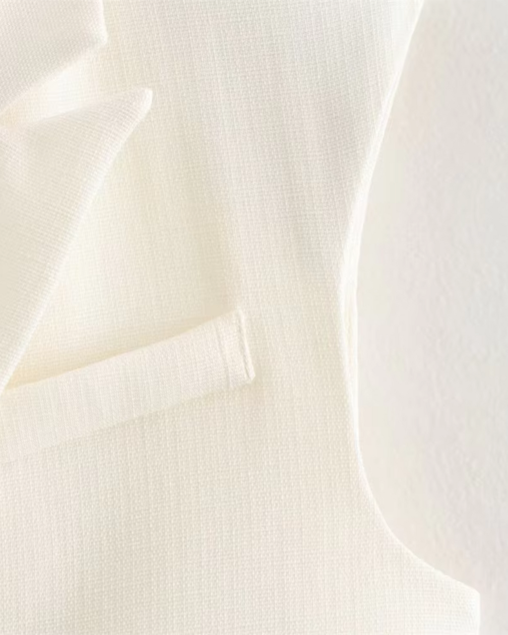 Verfijnde Cropped en Mouwloze Blazer met Pantalon Set voor Dames