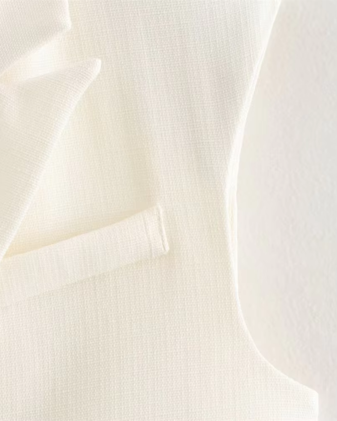 Verfijnde Cropped en Mouwloze Blazer met Pantalon Set voor Dames