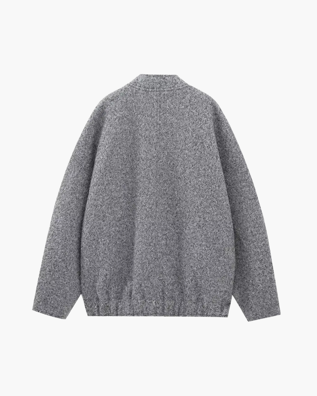 Effen Streetstyle Winterjas met Zakken en Knopen voor Dames