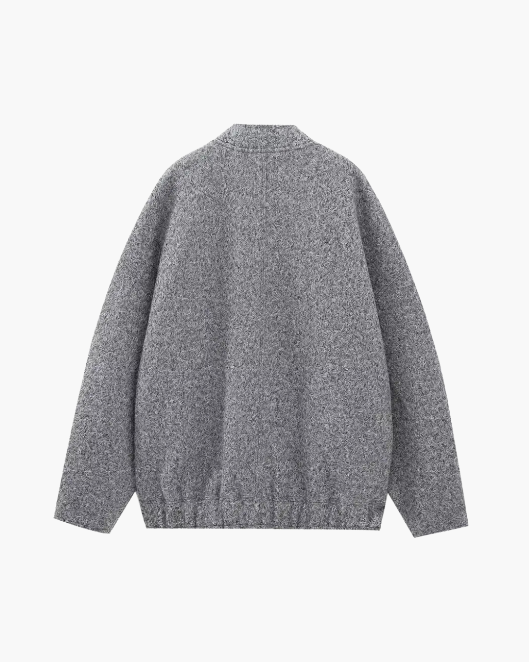 Effen Streetstyle Winterjas met Zakken en Knopen voor Dames