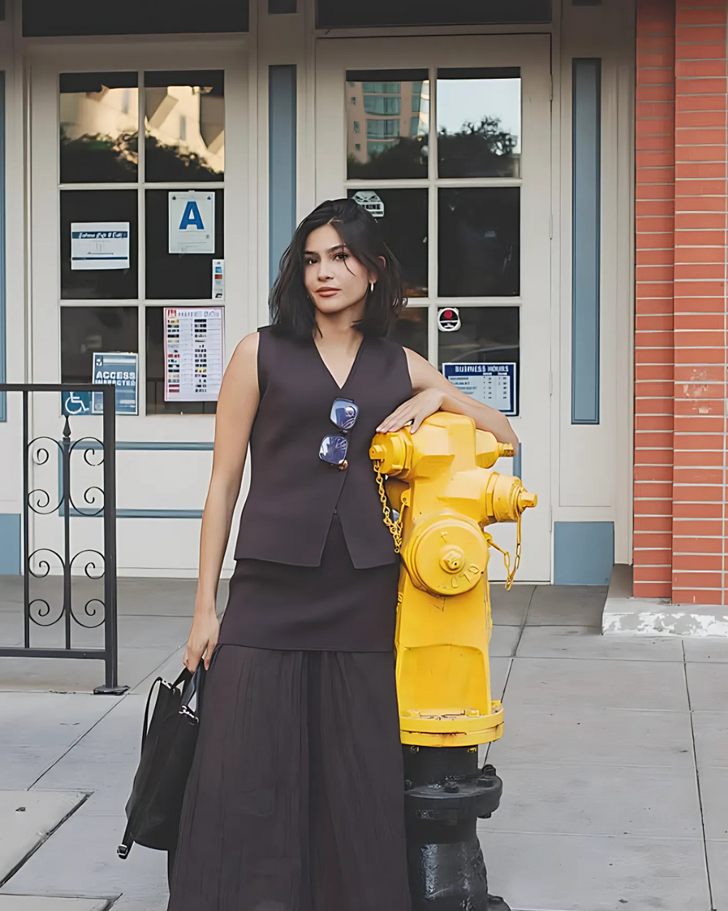 Elegante Vintage Vest en Rok Set voor Dames