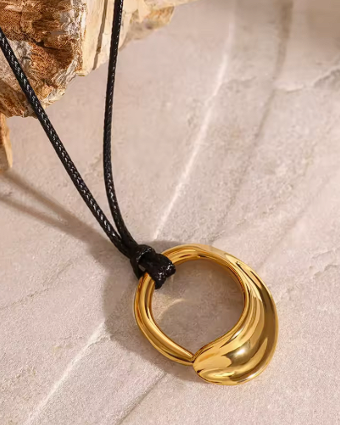 Trendy Holle Gouden Hanger Ketting voor Dames