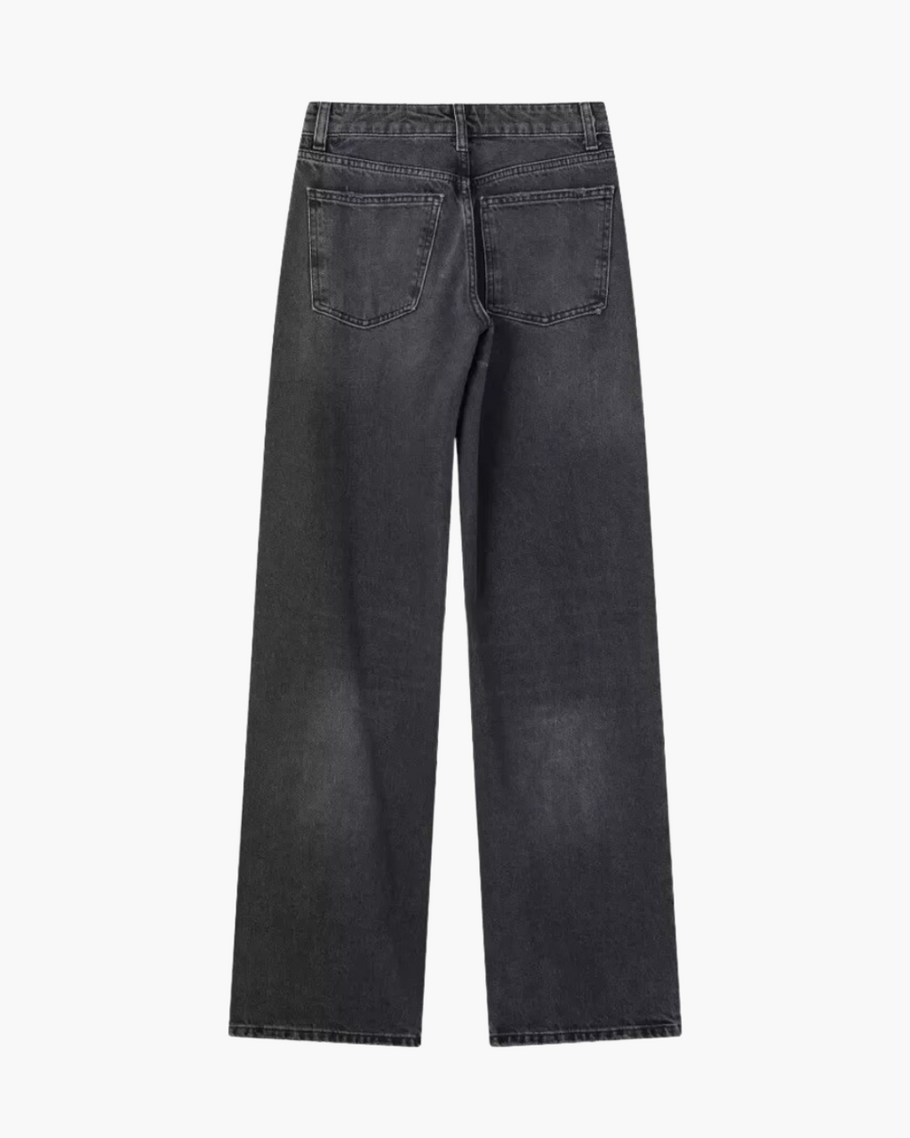 Zwarte Spijkerbroek met Rechte Pasvorm voor Dames