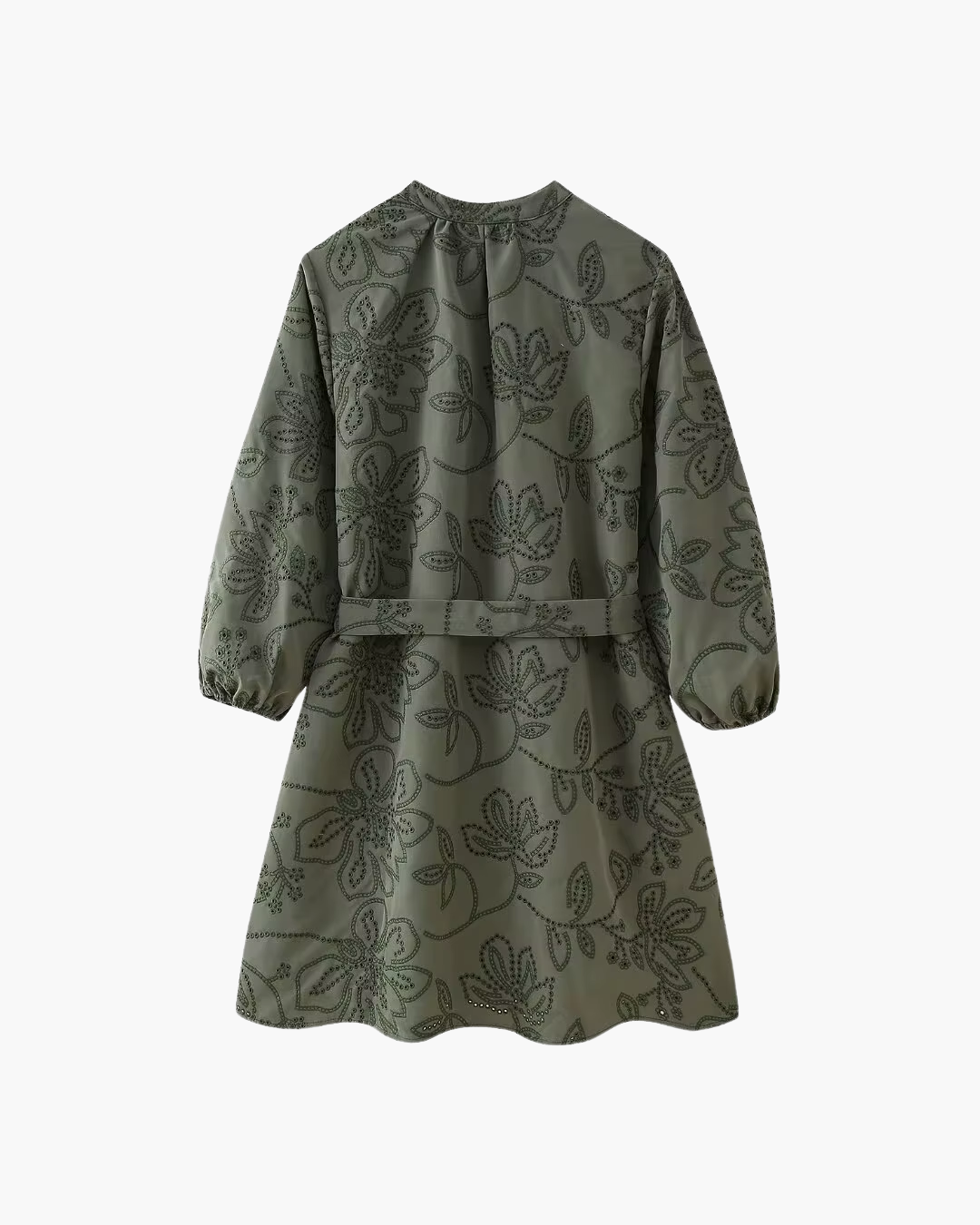 Geborduurde Holle Jurk voor Dames