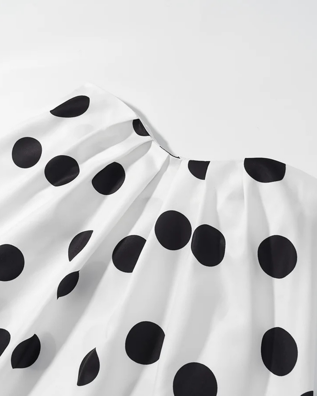 Tweedelige Set met Strapless Polkadot Top en Broek voor Dames