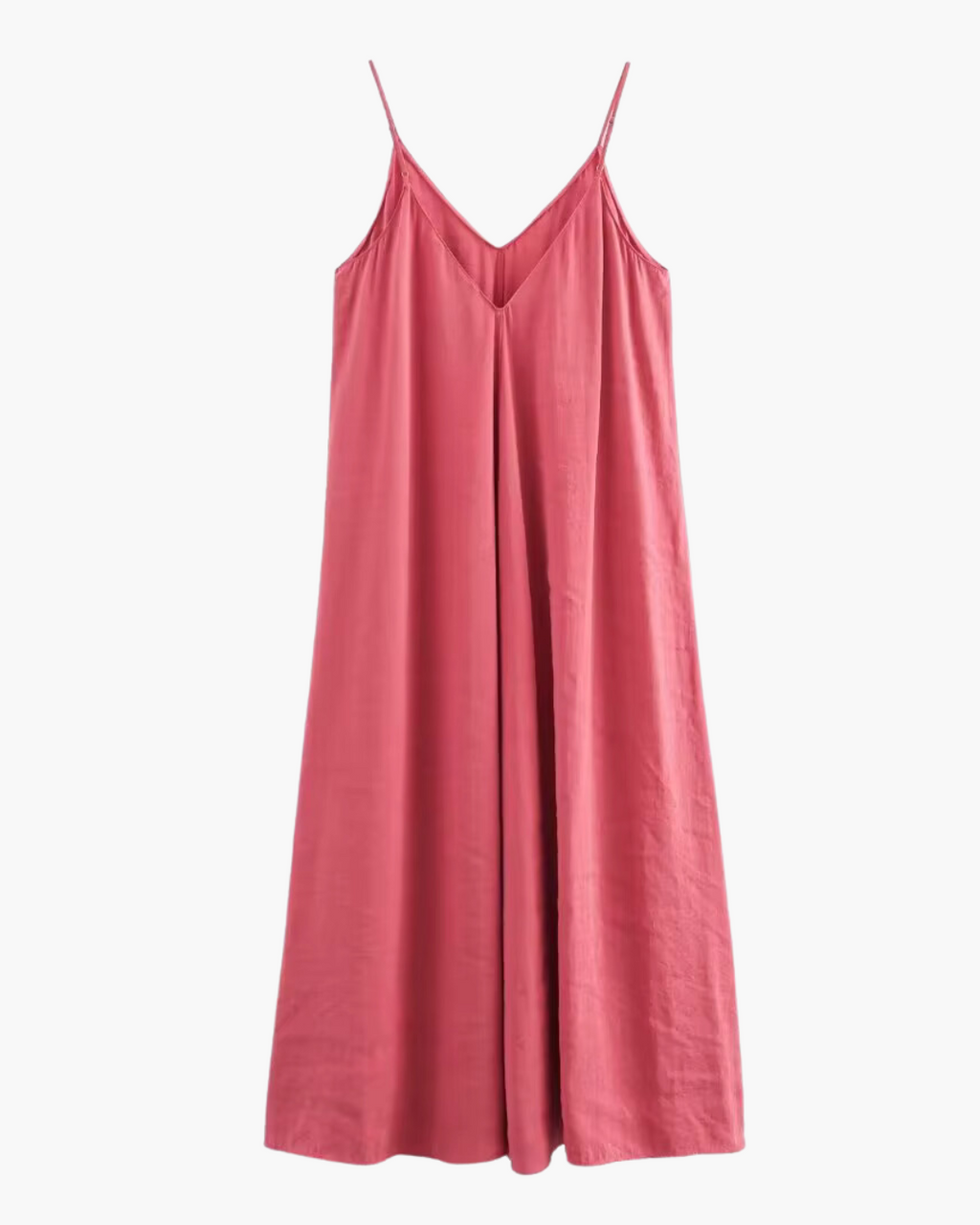Roze Slip Maxi Jurk voor Dames