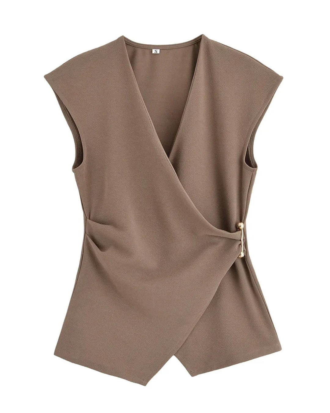 Elegante Set met Asymmetrisch Vest & Elastische Broek voor Dames