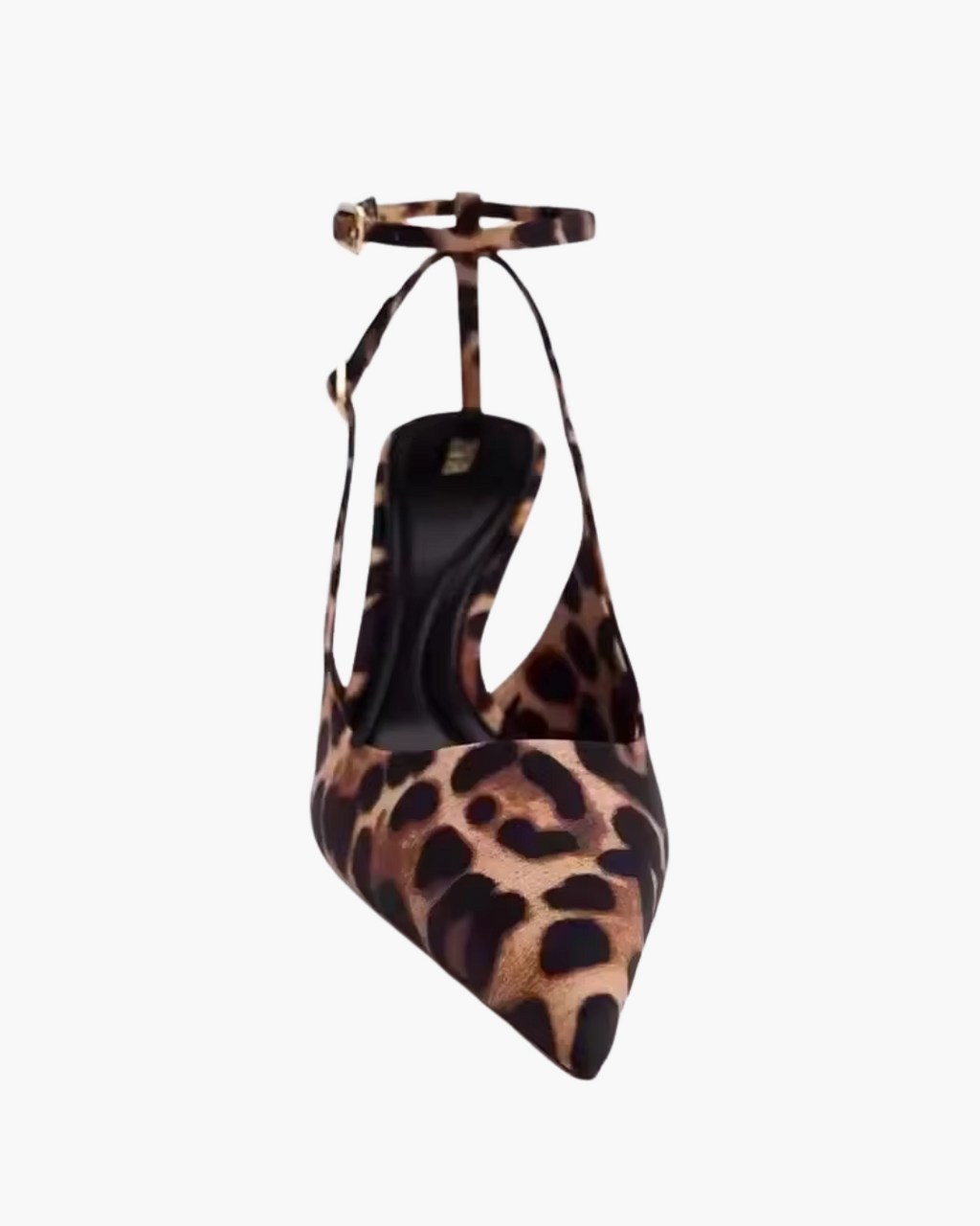 Luipaardprint Sandalen met Hoge Dunne Hakken voor Dames