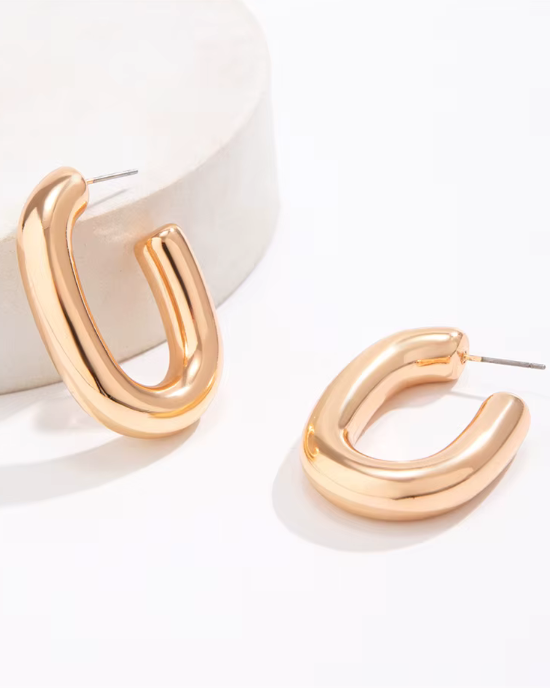 Vintage U Vorm Cirkel Oorbellen Voor Dames