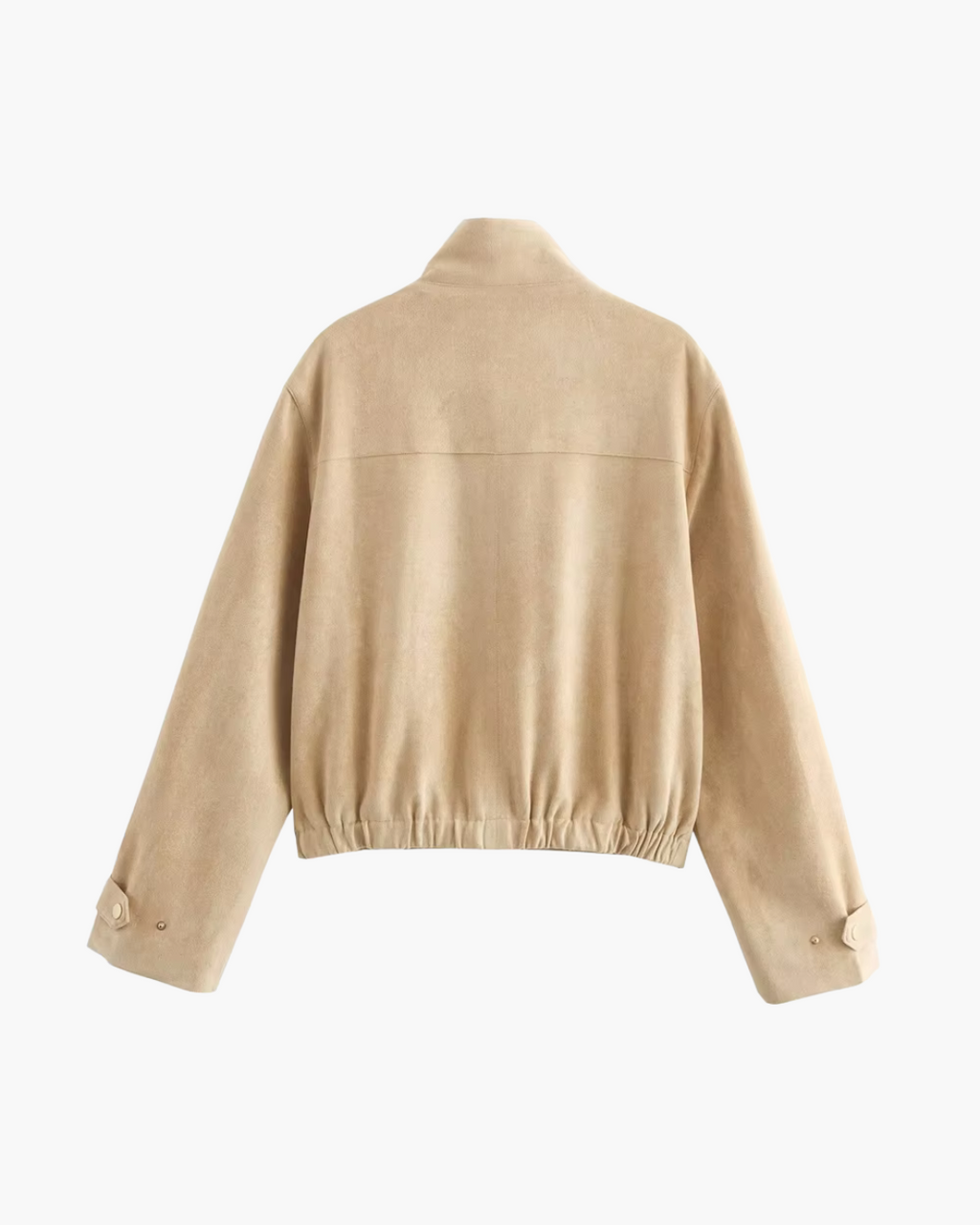 Damesjas met Hoge Kraag en Rits voor Dames