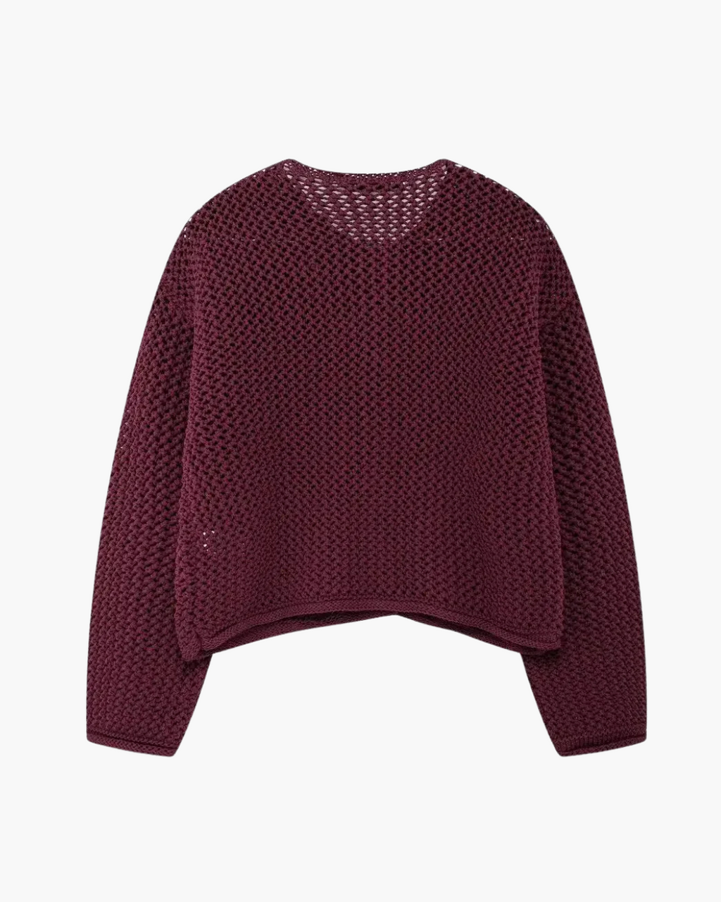 Gebreid Vest met Losse Lange Mouw voor Dames