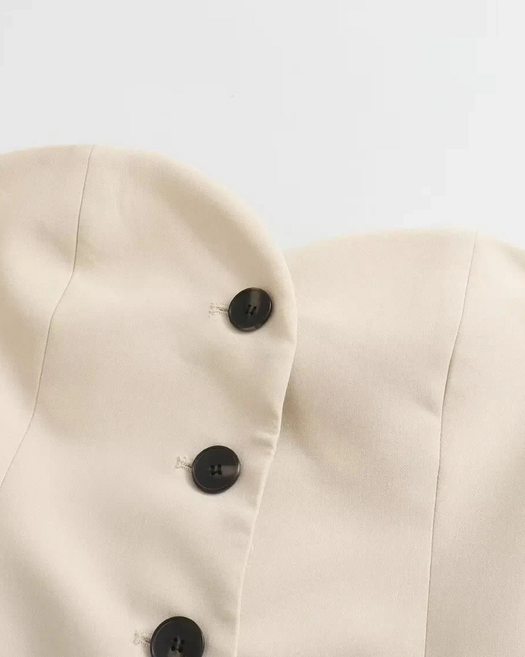 Tweedelig Set met Strapless Top en Rechte Wijde Broek voor Dames