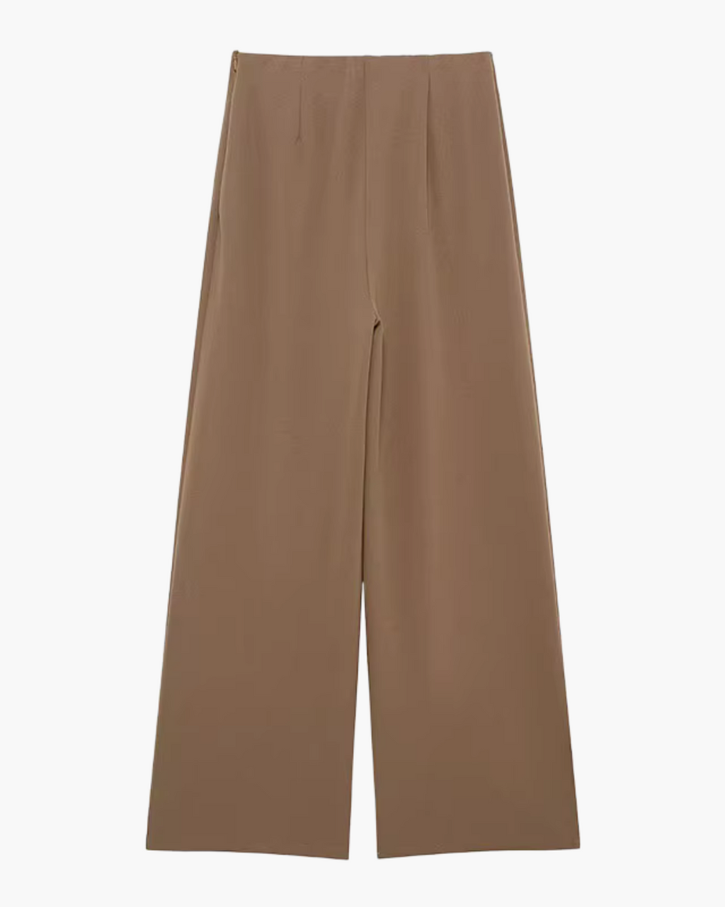 Casual Wijde Pijpen Broek met Knopen voor Dames