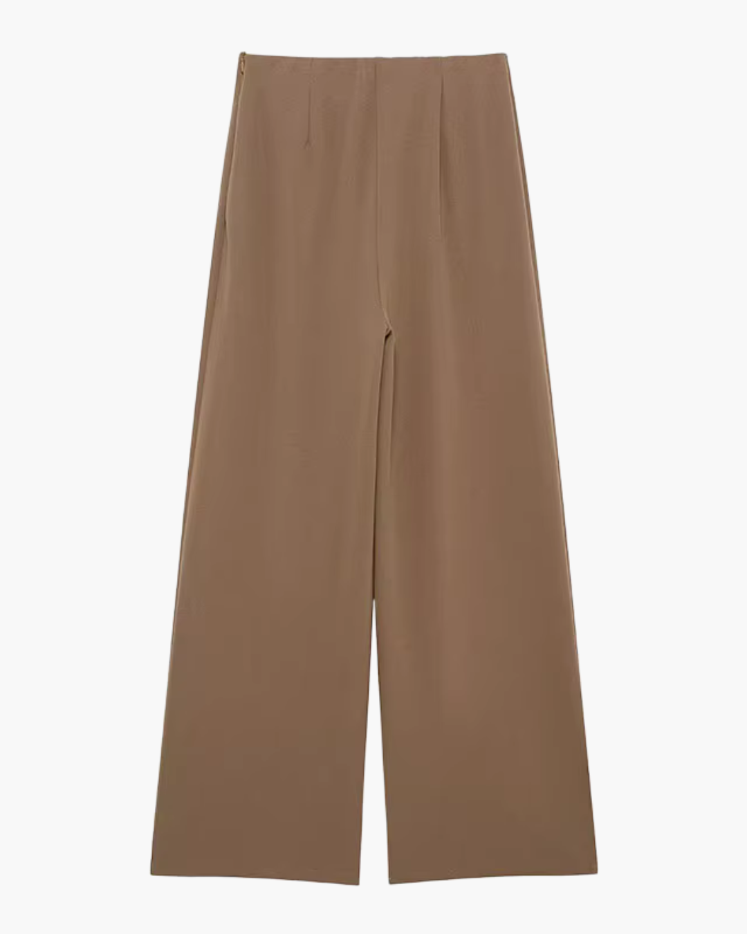 Casual Wijde Pijpen Broek met Knopen voor Dames