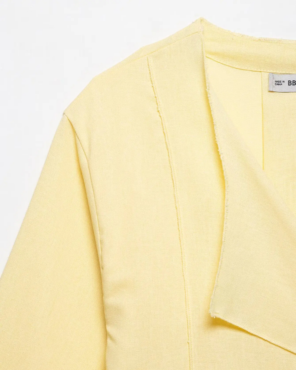 Linnen 2-Delige Set - Kimono Stijl Lace-Up Top & Wijde Broek voor Dames