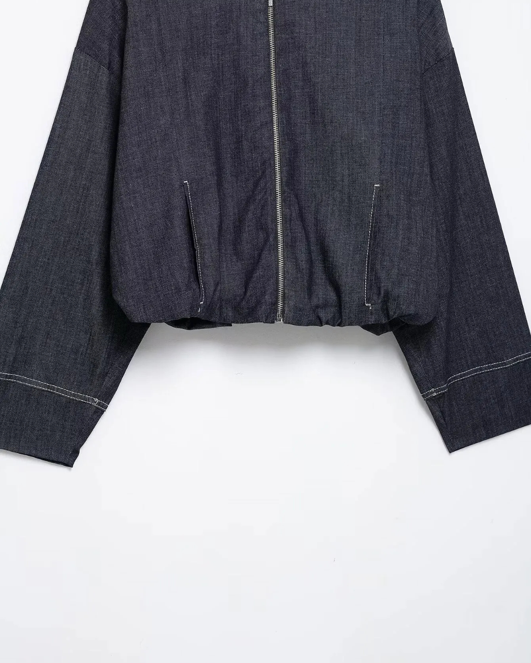 Denim Set met Bomberjack en Rok in Ballonstijl voor Dames