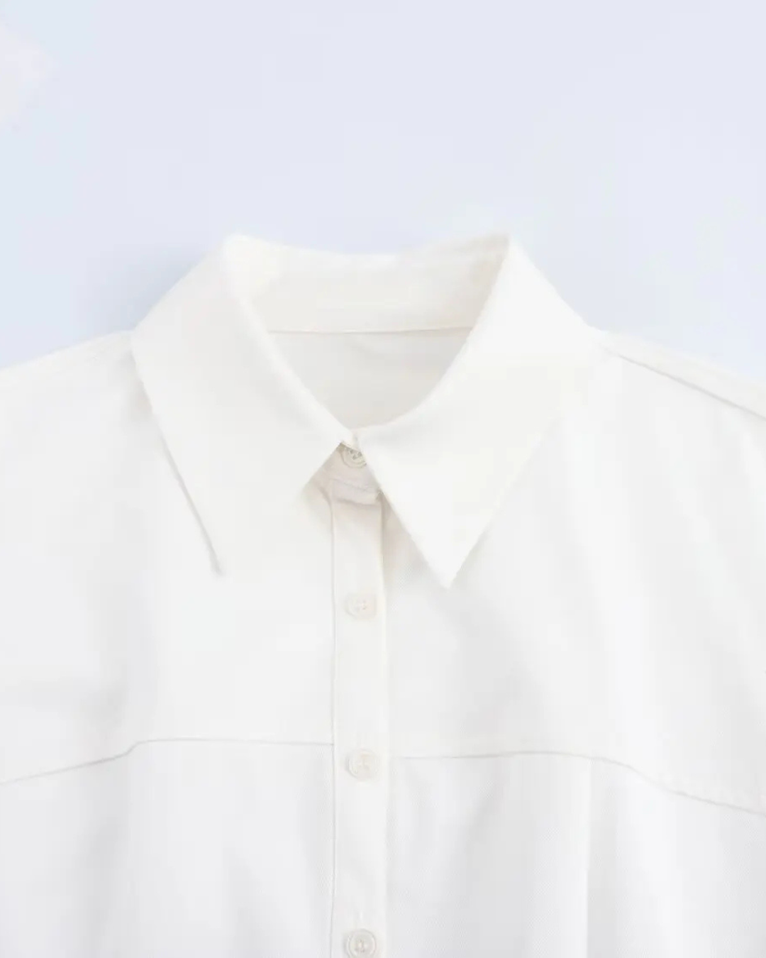 Zomerjurk Shirtstijl met Kraag en Knoopsluiting met Broekje voor Dames