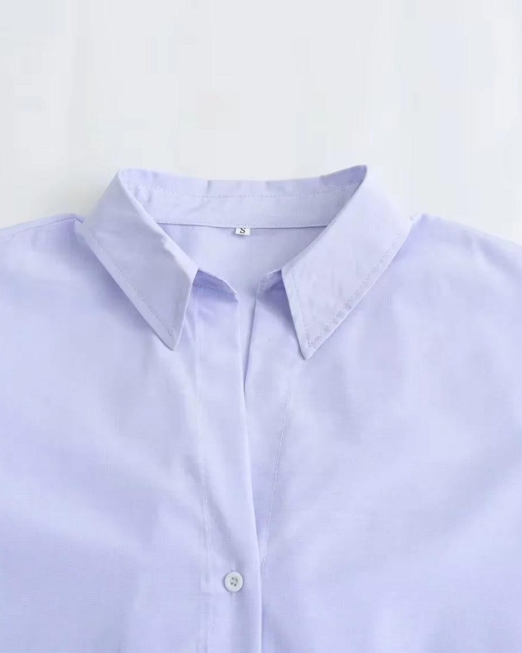 Blauwe Elegante Kantoor Blouse voor Dames