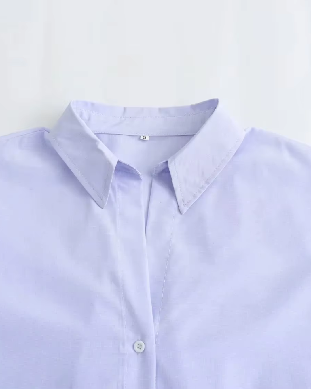 Blauwe Elegante Kantoor Blouse voor Dames