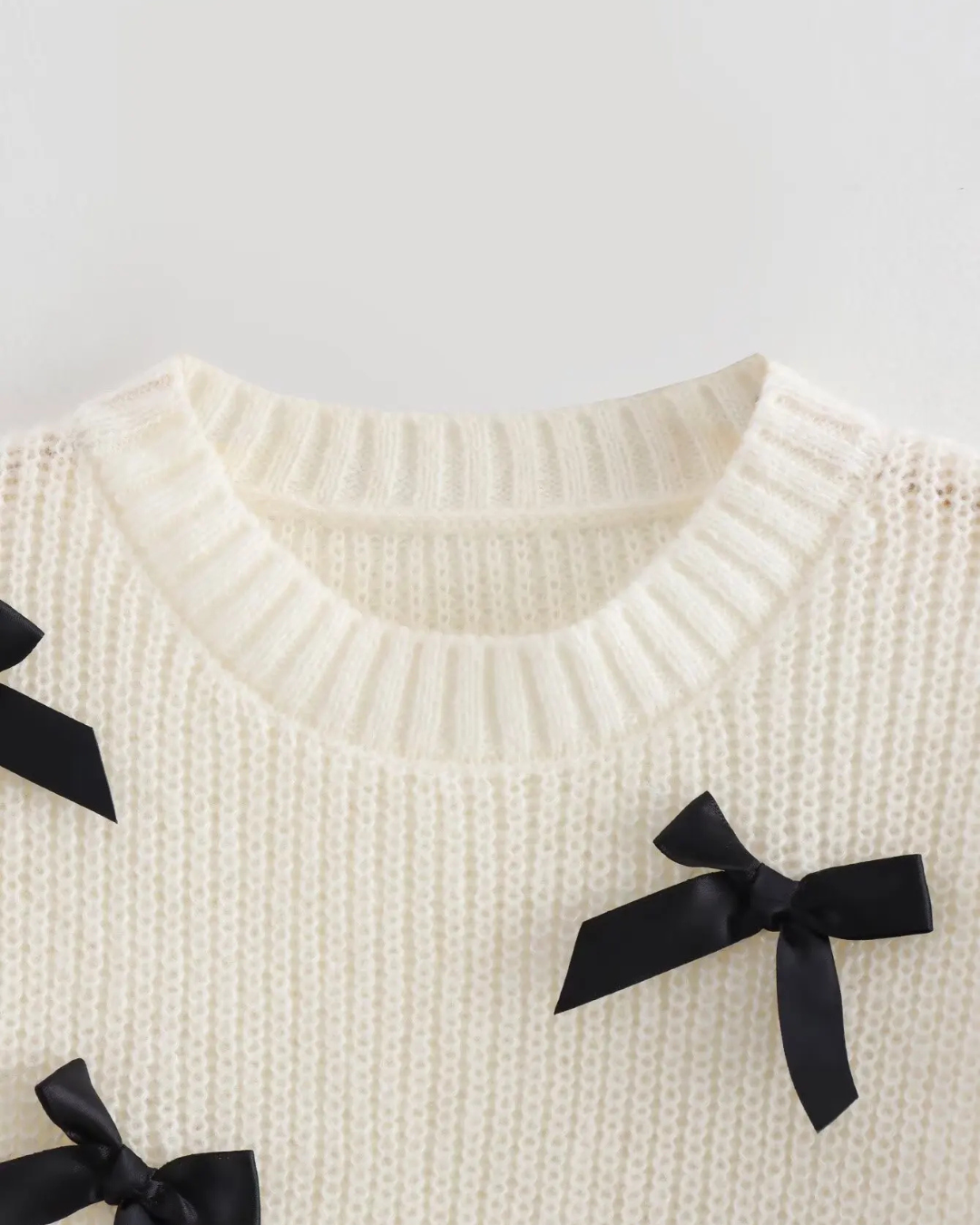 Gebreide Trui Dames – Strikdetail & Korte Mouw