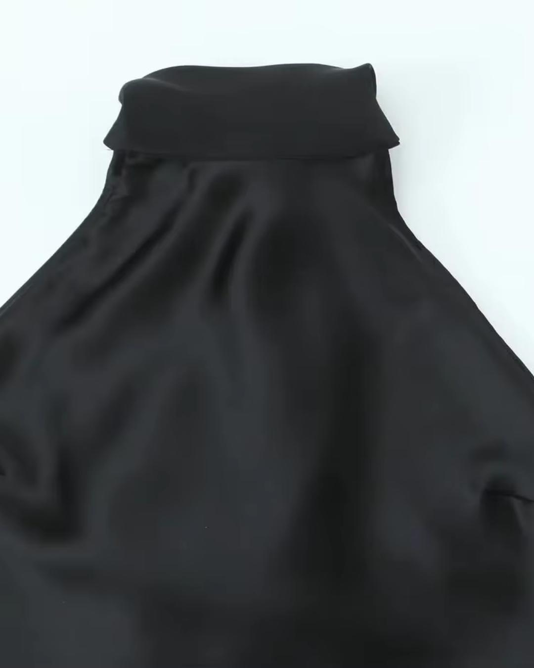 Luxe Elegante Satijnen Halterjurk met Open Rug voor Dames