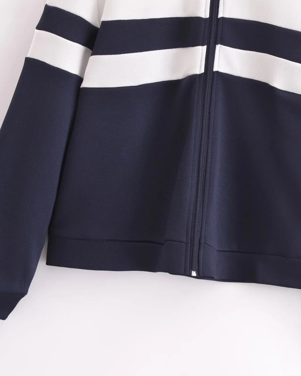 Casual 2-Delige Set met Ritsjas & Elastische Broek voor Dames