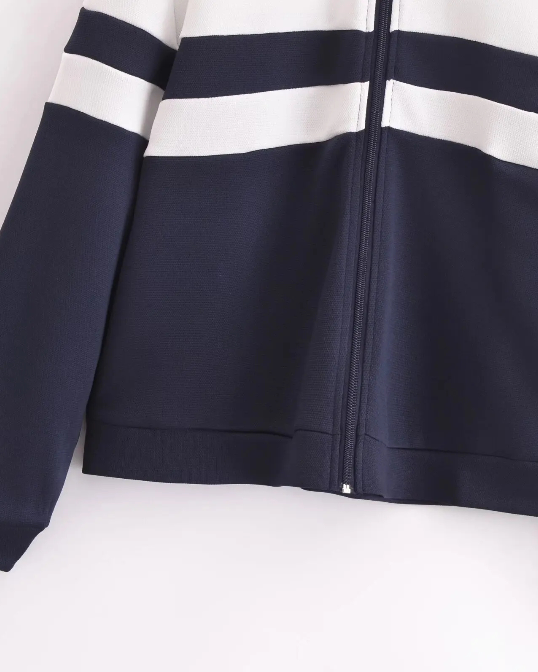 Casual 2-Delige Set met Ritsjas & Elastische Broek voor Dames