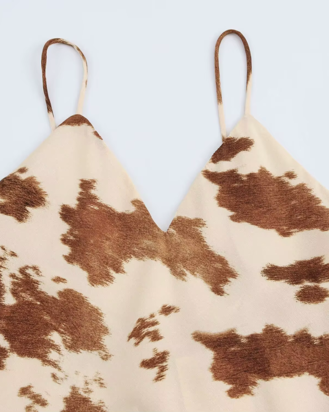 Midi Avondjurk met Koeienprint voor Dames