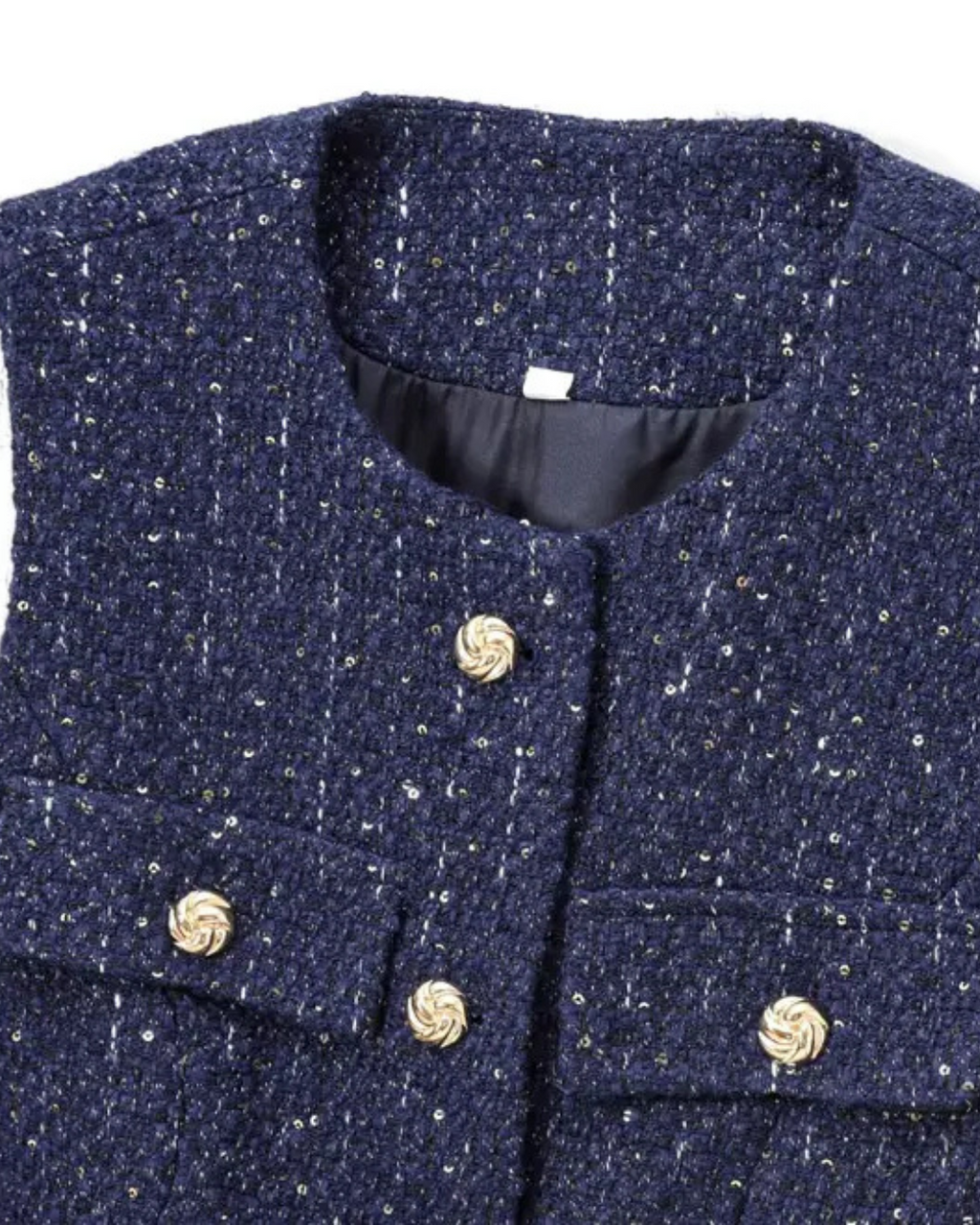 Chique Mouwloze Gilet met Riem en Knoopsluiting voor Dames