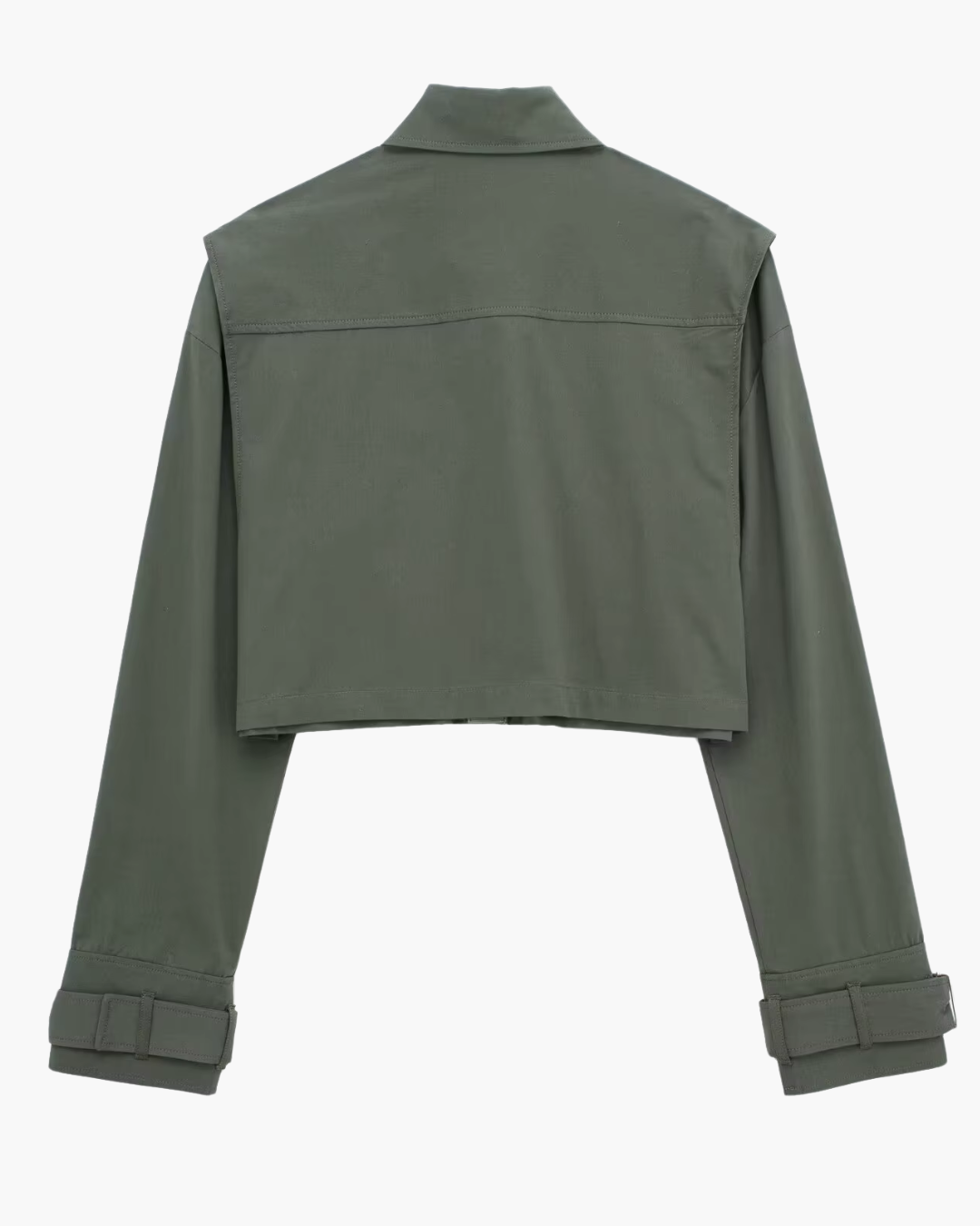 Tweedelige Cargo Set met Cropped Shirt en Broek voor Dames