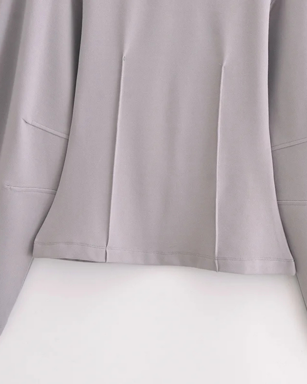 2-Delige Set met Slim Fit Top en Broek in Stretchstof voor Dames