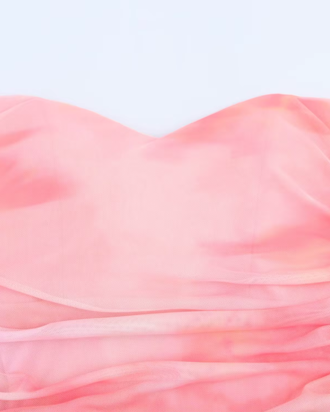 Strapless Geplooide Jurk met Splitzoom en Open Rug voor Dames