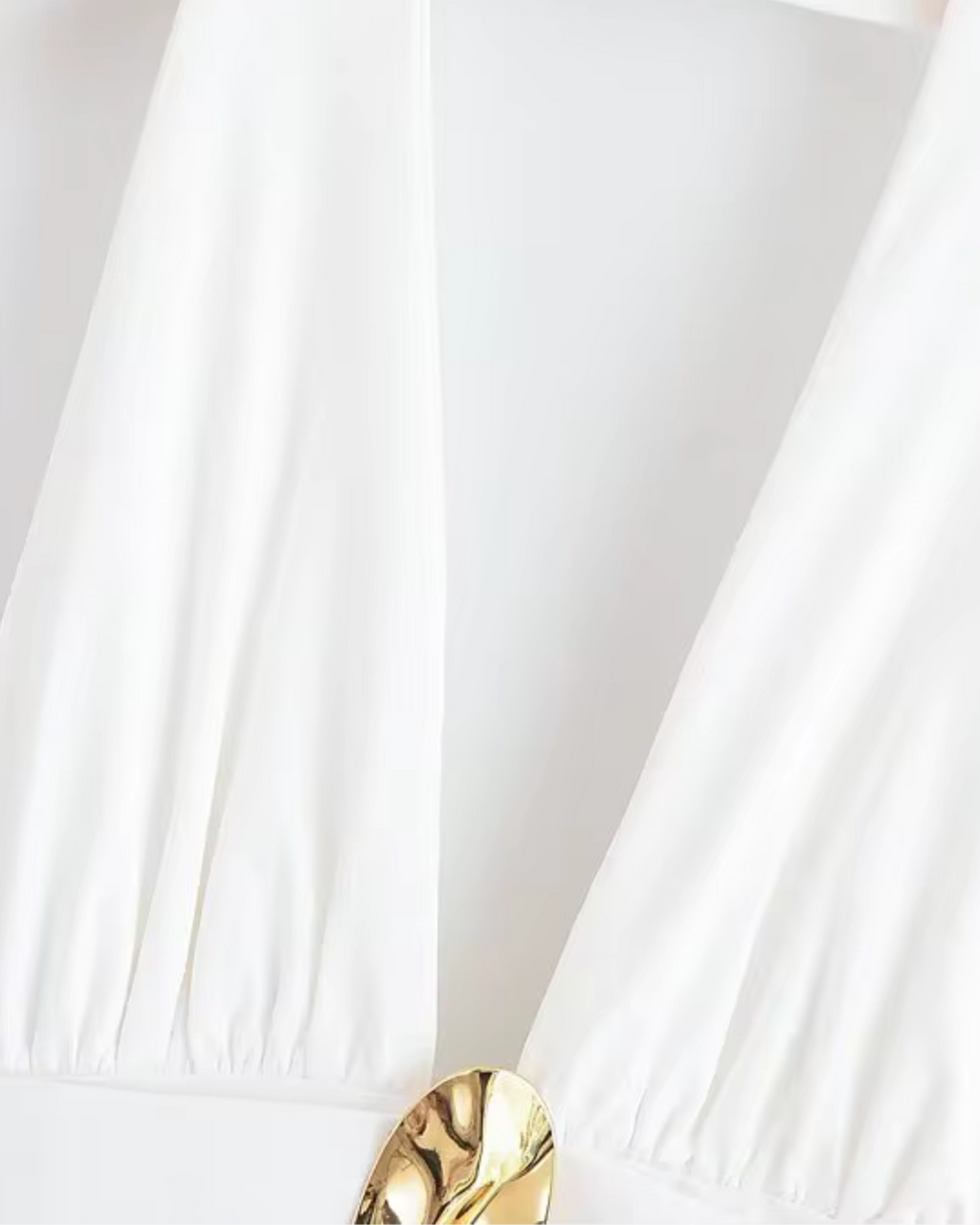 Elegante Lange Witte Backless Jurk met V-hals voor Dames