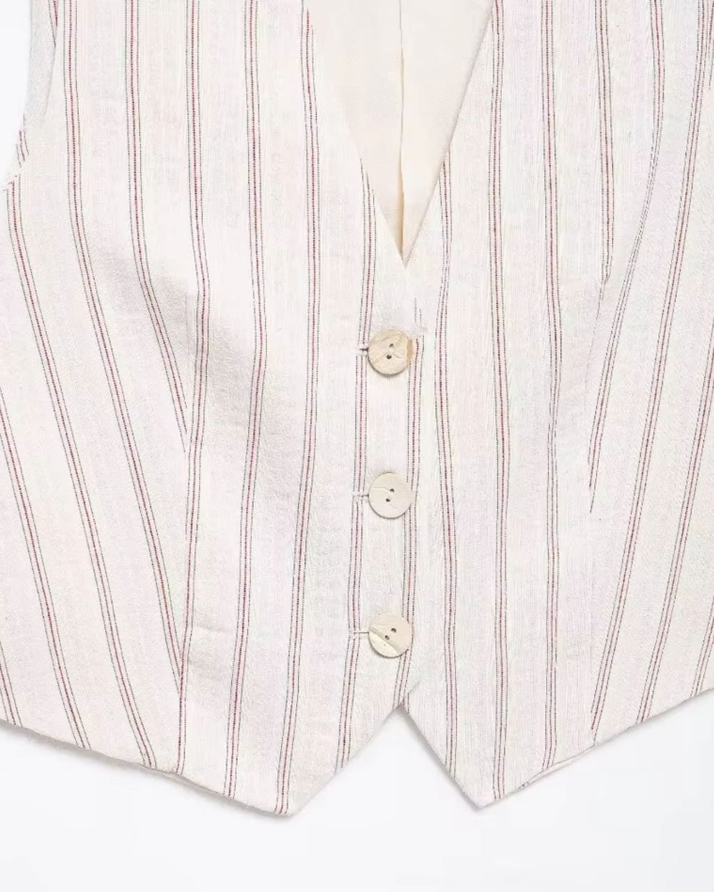 Gestreept Vest met Bermudashorts Set voor Dames