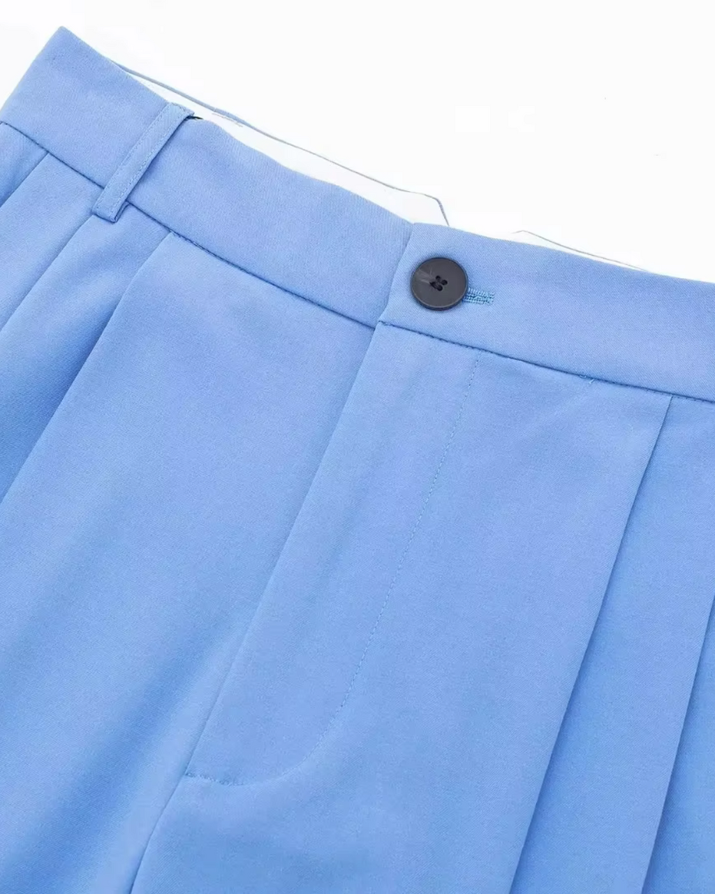 Effen Hoge Taille Pantalon voor Dames