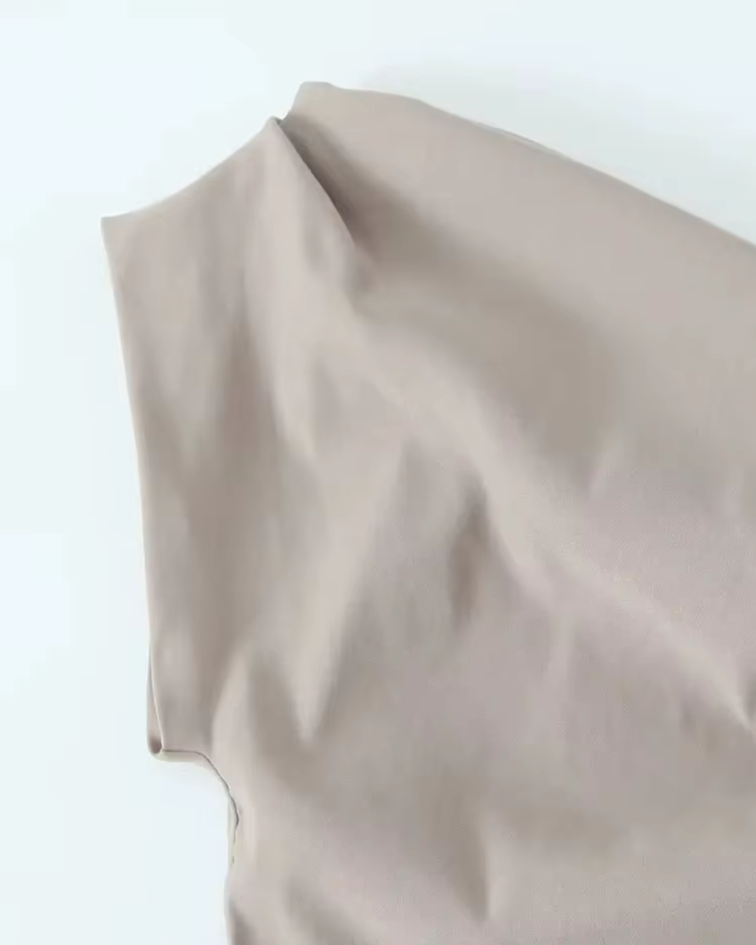 Asymmetrisch Geplooid Top met One-Shoulder voor Dames