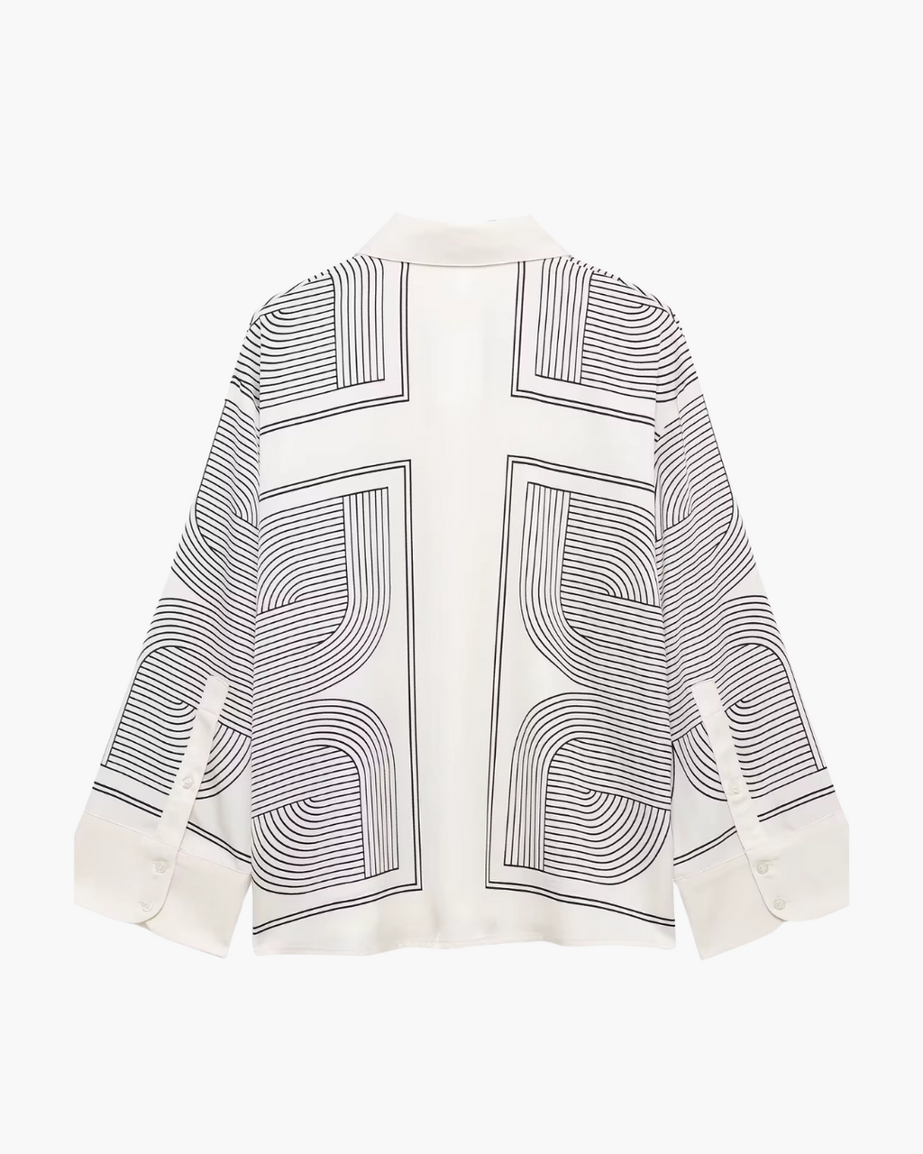 Mode Revers Shirt en Hoge Taille Rits Broek voor Dames