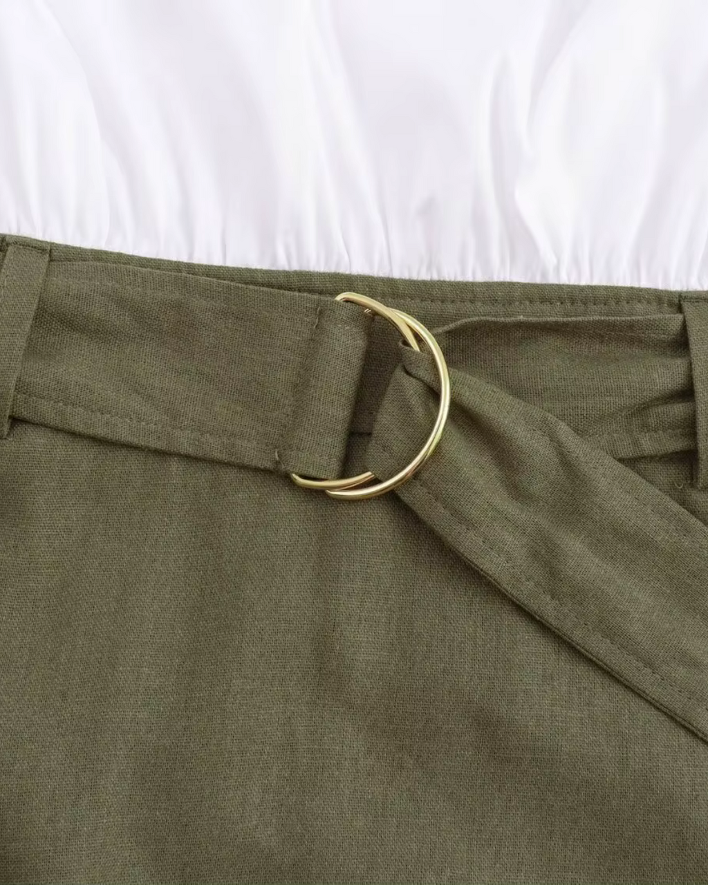 Elegante Mouwloze Mid-Calf Jurk met Riem en Split voor Dames