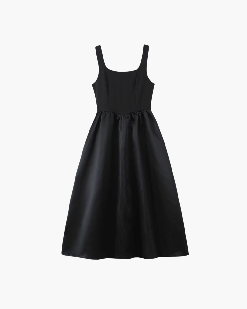 Elegante Zwarte Geplooide Maxi Jurk voor Dames